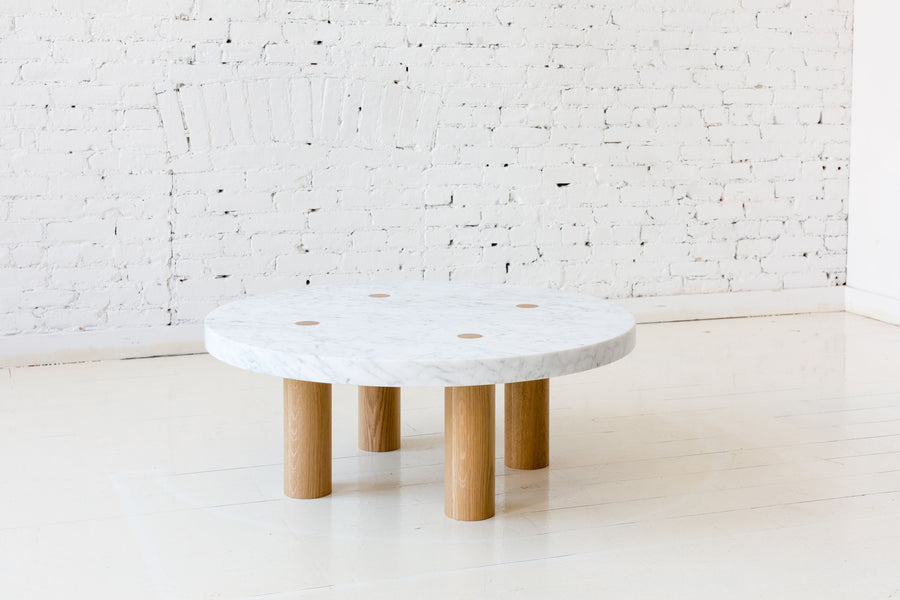 COLUMN COFFEE TABLE Round / Stone