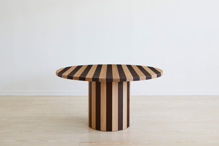 COOPERAGE DINING TABLE Pedestal / Round